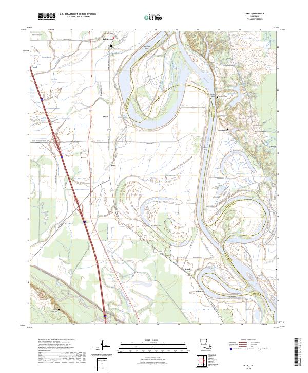Dixie topographic map thumbnail