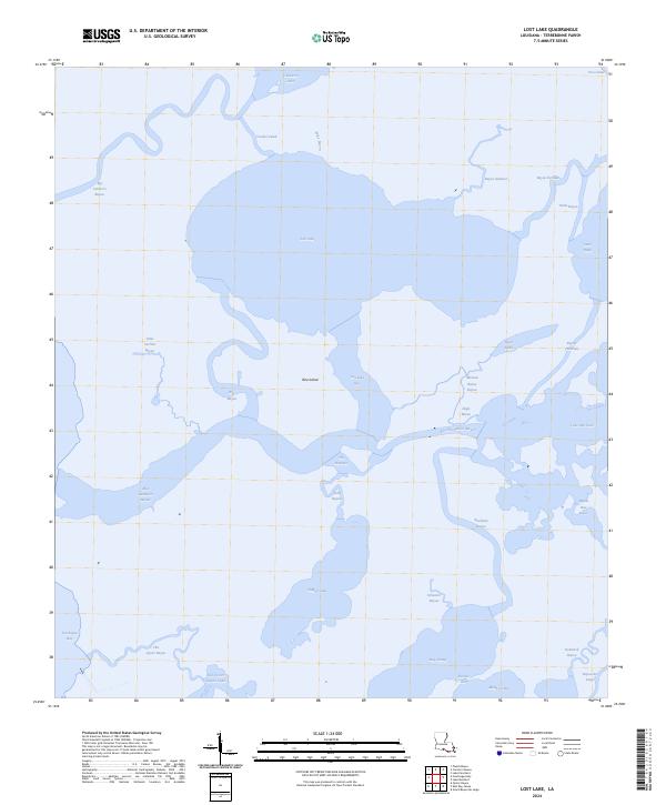 Lost Lake topographic map thumbnail