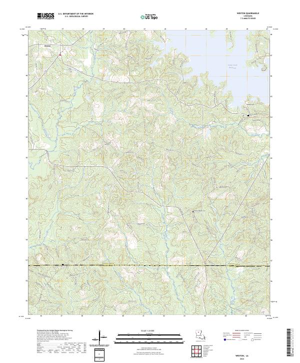 Weston topographic map thumbnail