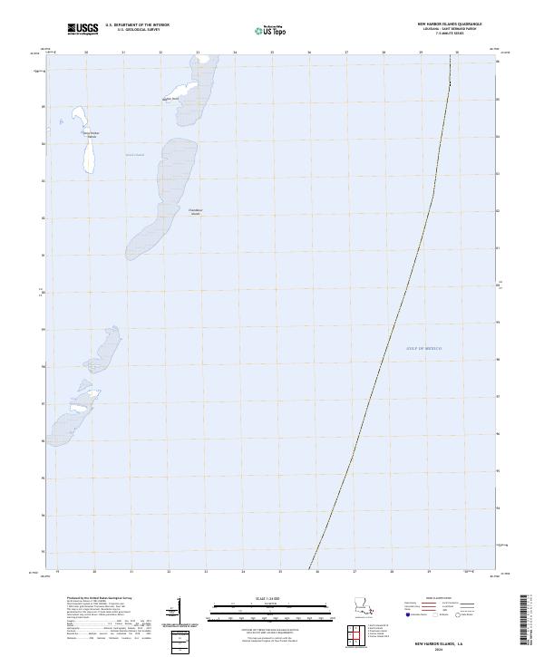 New Harbor Islands 2024 topographic map thumbnail