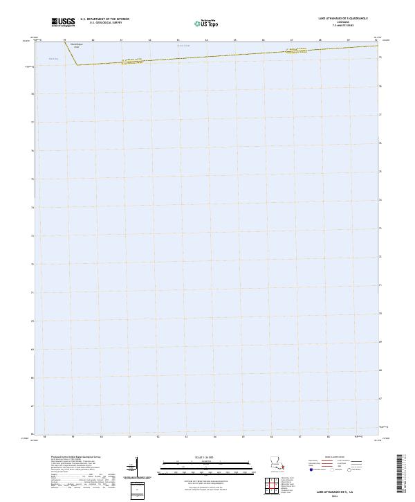 Lake Athanasio OE S topographic map thumbnail