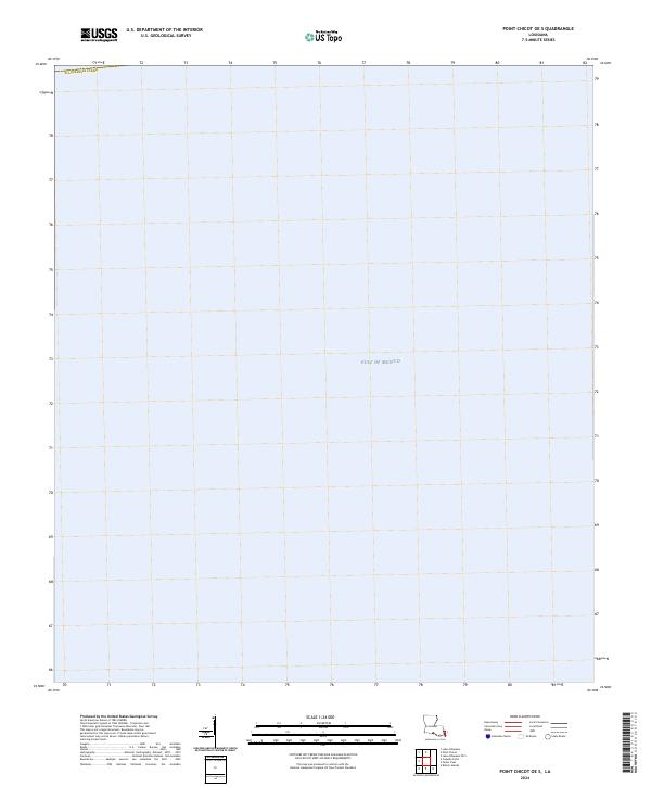 Point Chicot OE S topographic map thumbnail