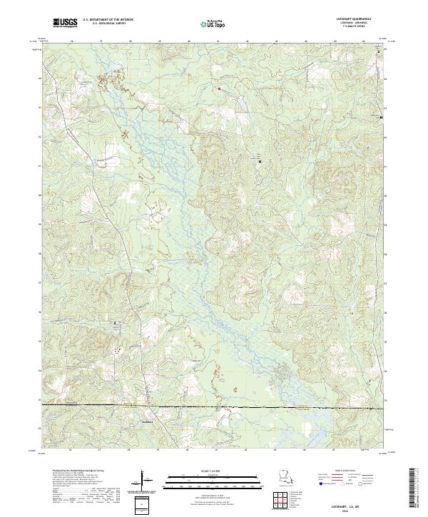 Lockhart topographic map thumbnail