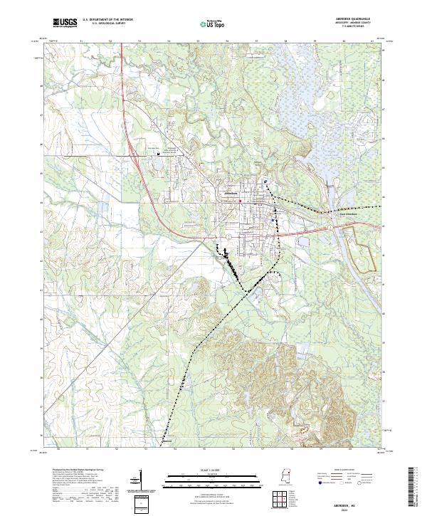 Aberdeen topographic map thumbnail