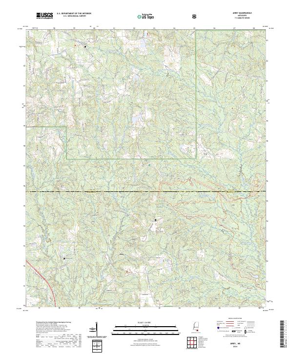 Airey topographic map thumbnail