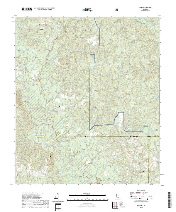 Barbara topographic map thumbnail