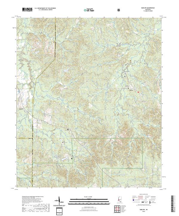 Barlow topographic map thumbnail