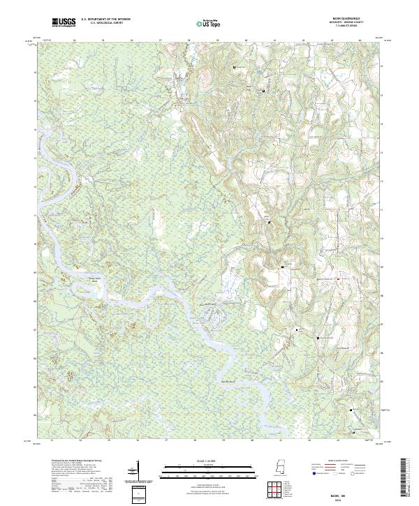 Basin topographic map thumbnail