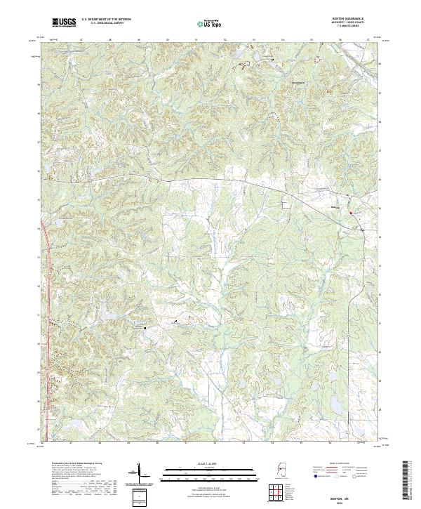 Benton topographic map thumbnail