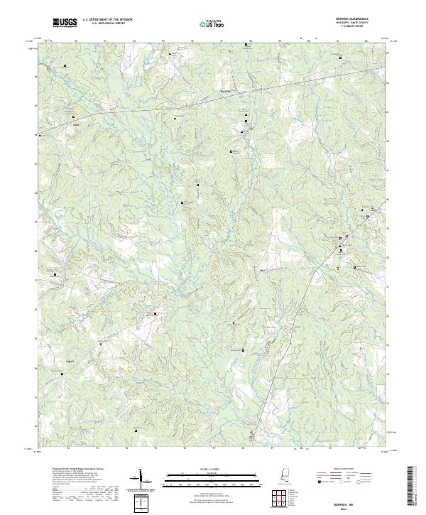 Berwick topographic map thumbnail