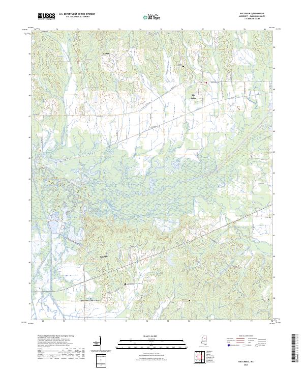 Big Creek topographic map thumbnail