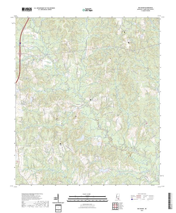 Big Swamp topographic map thumbnail