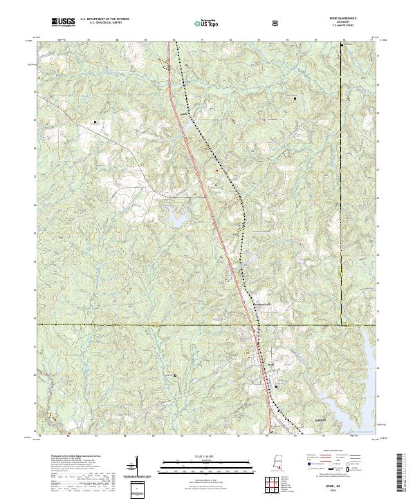 Bond topographic map thumbnail