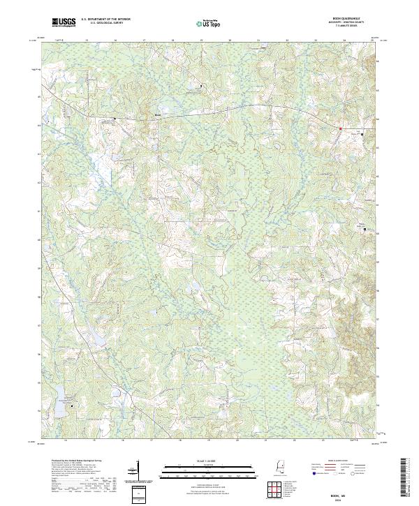 Boon topographic map thumbnail
