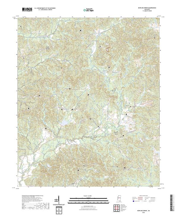 Bowling Green topographic map thumbnail