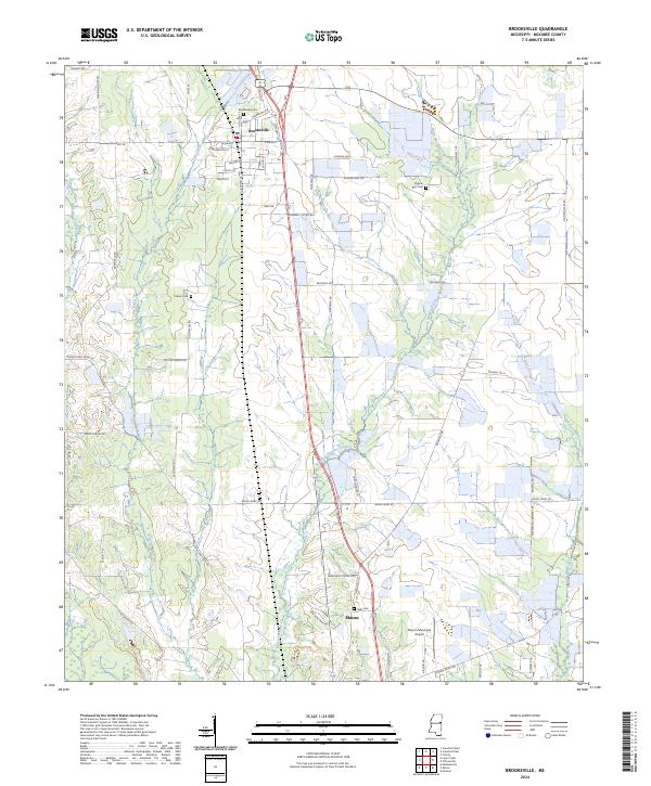 Brooksville topographic map thumbnail