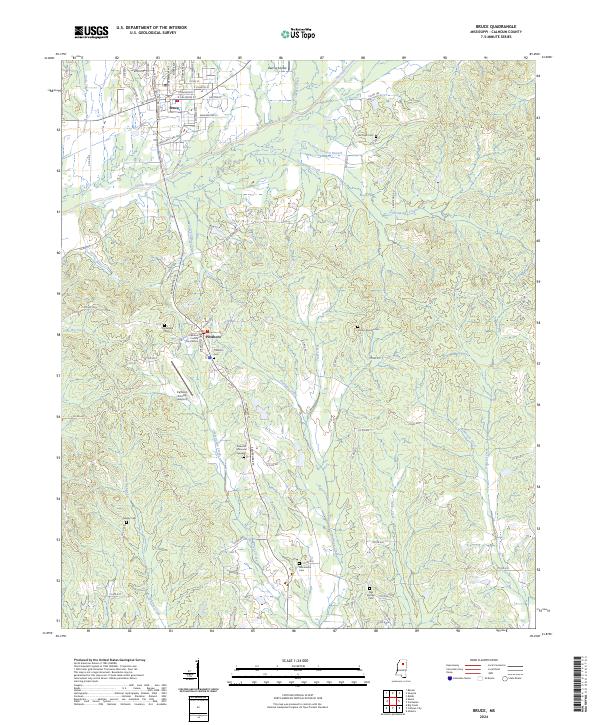 Bruce topographic map thumbnail