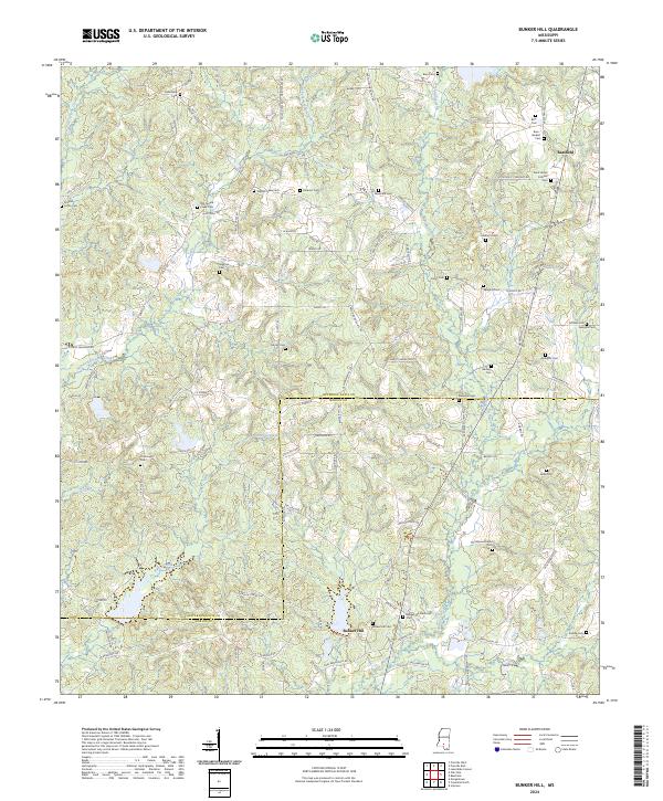 Bunker Hill topographic map thumbnail