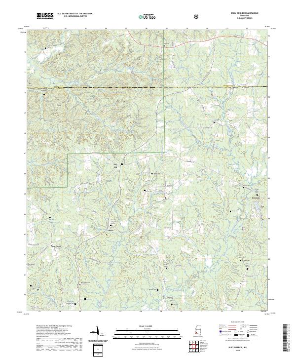 Busy Corner topographic map thumbnail