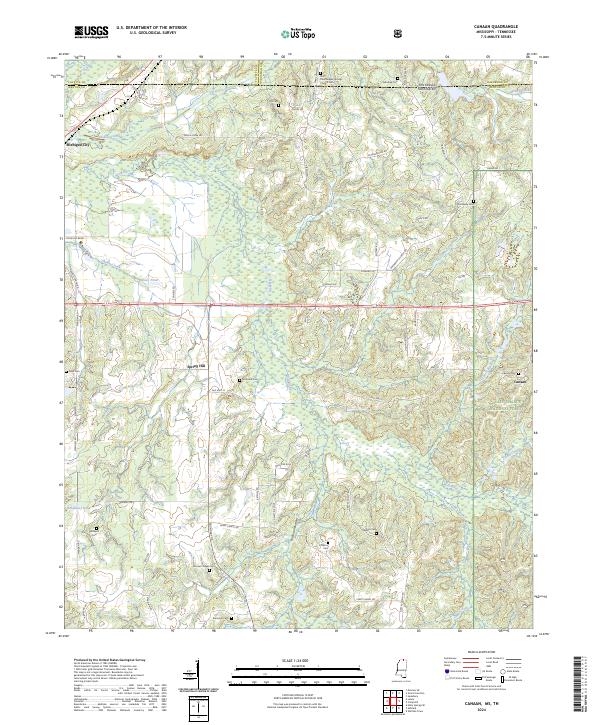 Canaan topographic map thumbnail