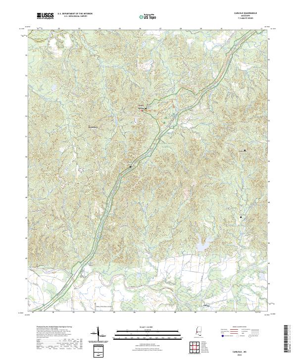 Carlisle topographic map thumbnail