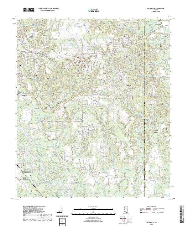 Carterville topographic map thumbnail