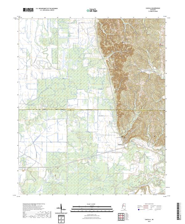Cascilla topographic map thumbnail