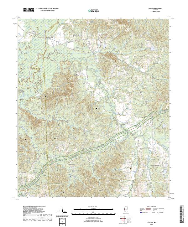 Cayuga topographic map thumbnail