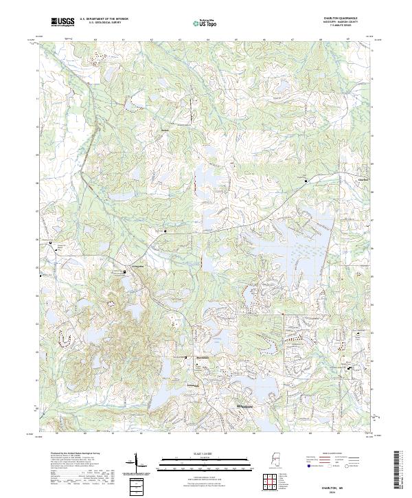 Charlton topographic map thumbnail