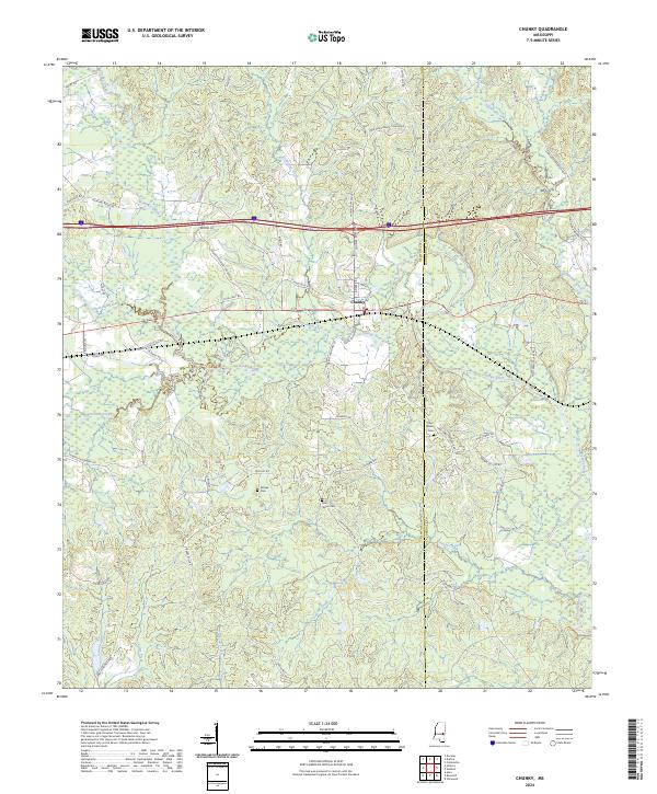 Chunky topographic map thumbnail