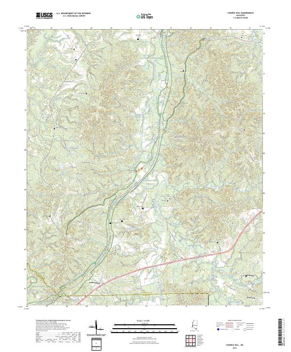 Church Hill topographic map thumbnail
