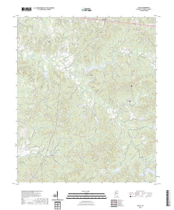 Coila topographic map thumbnail
