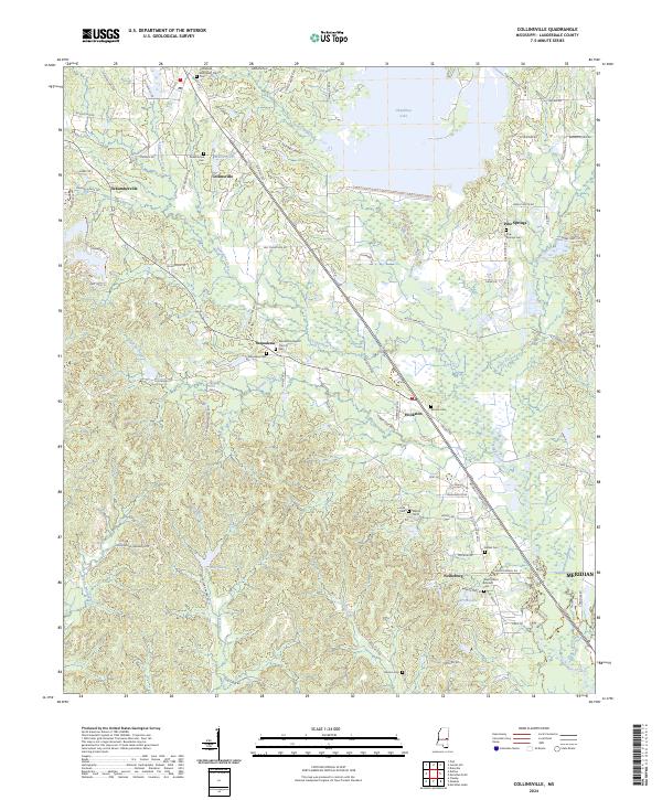 Collinsville topographic map thumbnail