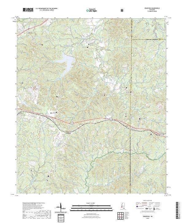 Cranfield topographic map thumbnail