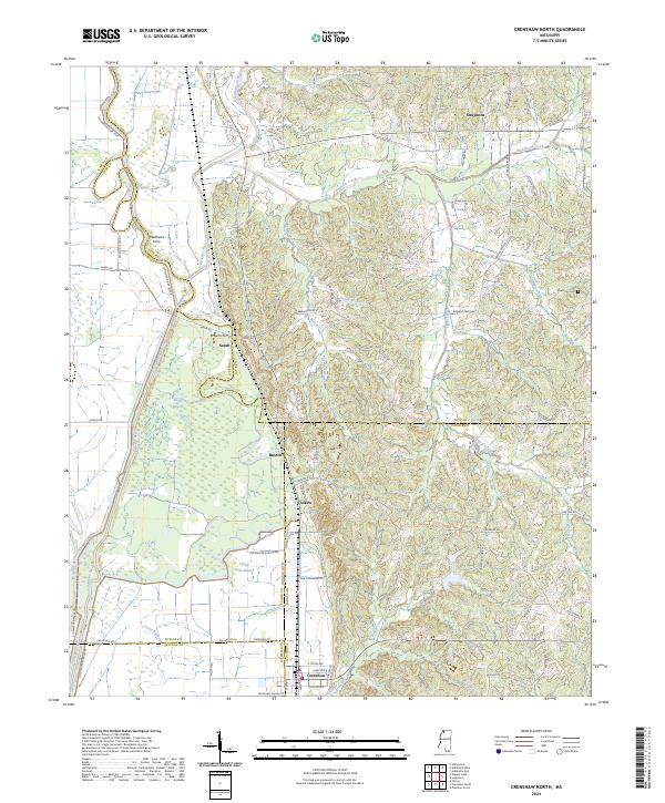 Crenshaw North topographic map thumbnail