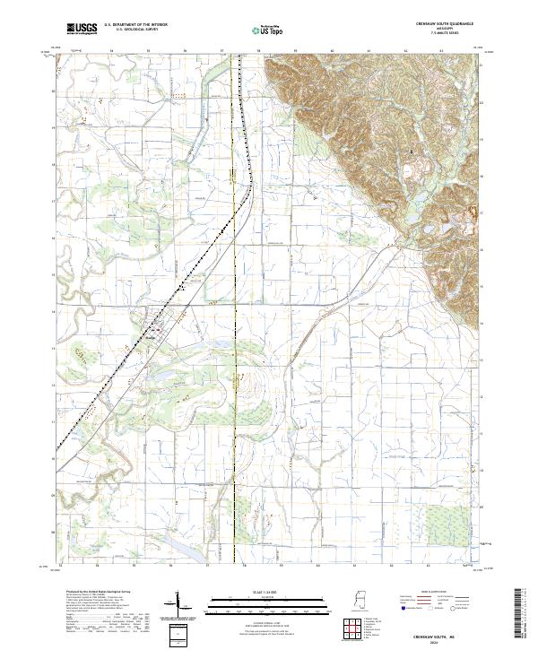 Crenshaw South topographic map thumbnail