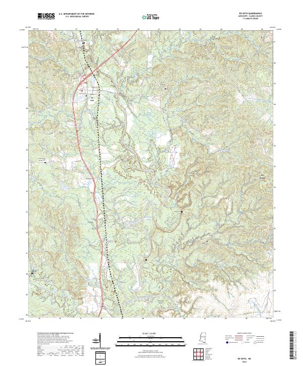 De Soto topographic map thumbnail