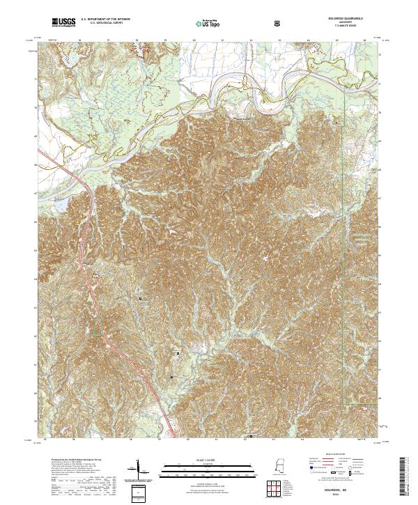 Doloroso topographic map thumbnail