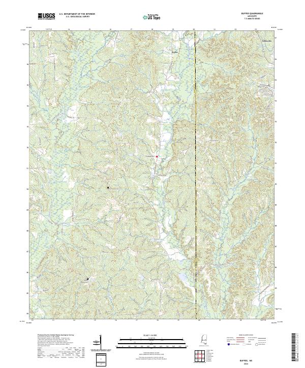 Duffee topographic map thumbnail