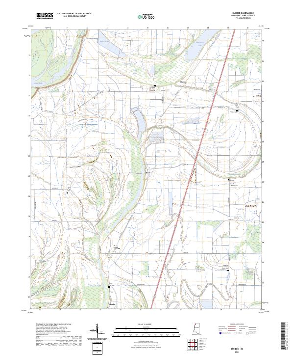 Dundee topographic map thumbnail