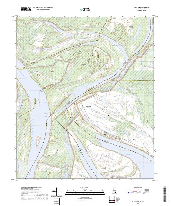 Eagle Bend topographic map thumbnail