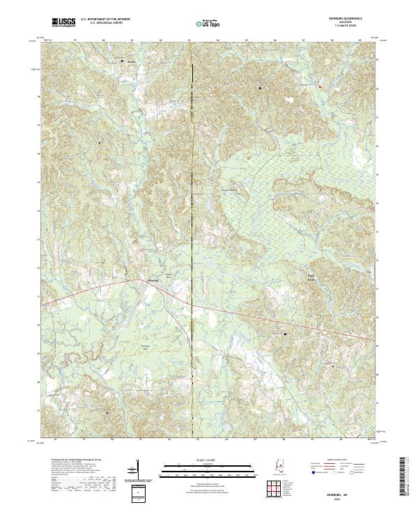 Edinburg topographic map thumbnail