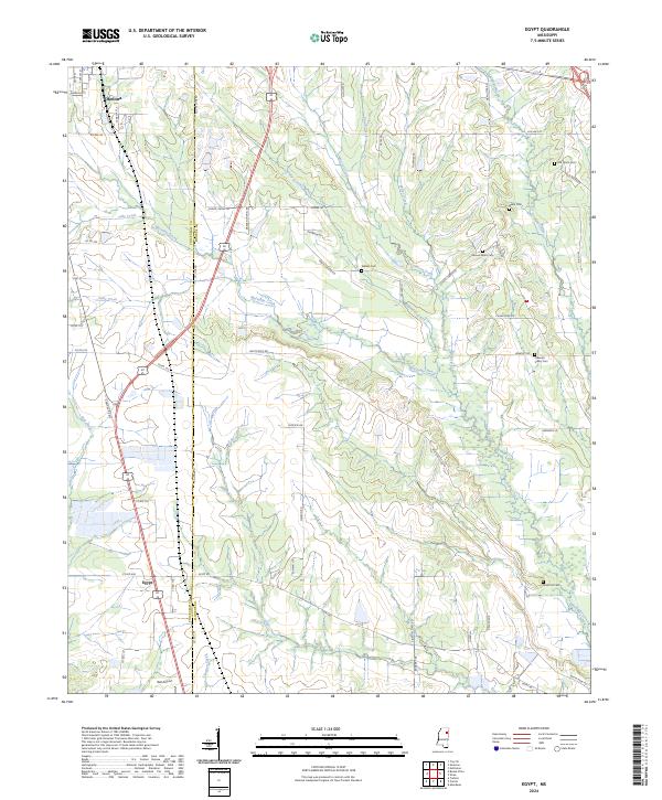 Egypt topographic map thumbnail