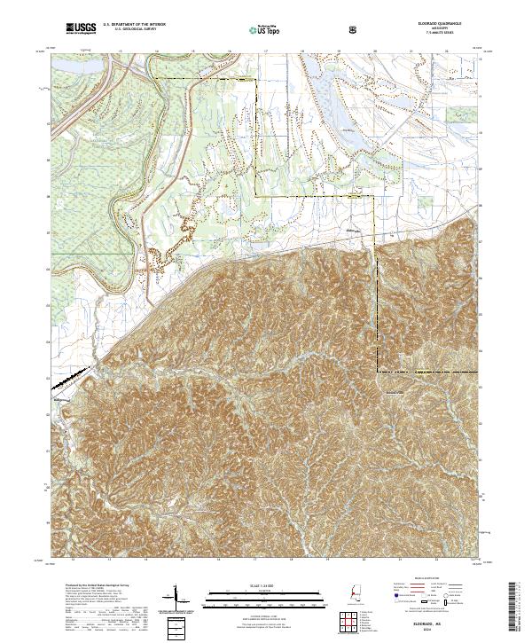 Eldorado topographic map thumbnail