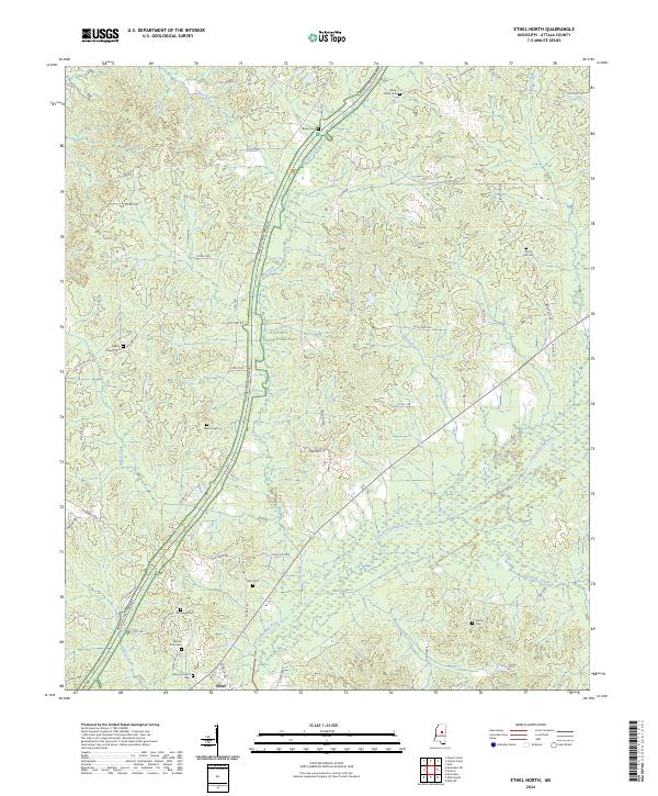 Ethel North topographic map thumbnail