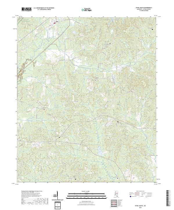Ethel South topographic map thumbnail