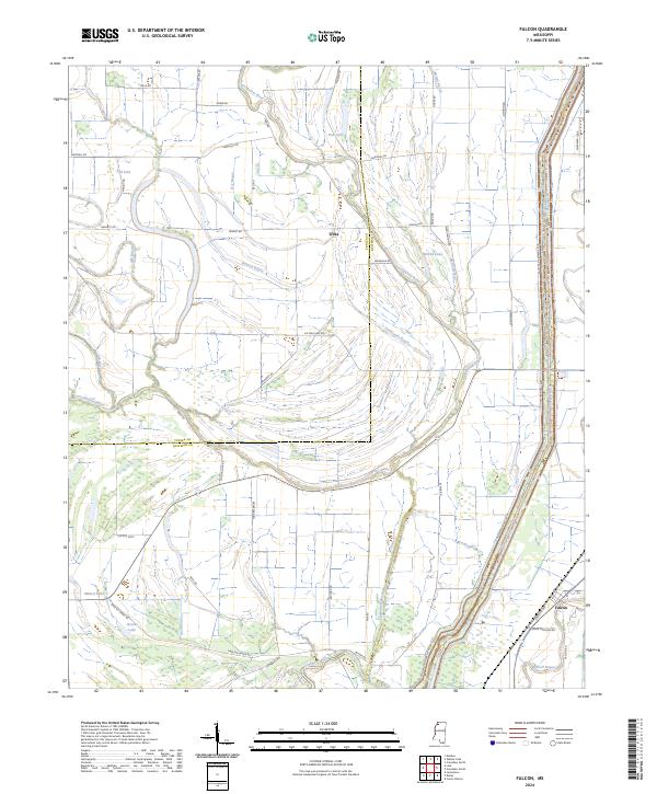 Falcon topographic map thumbnail