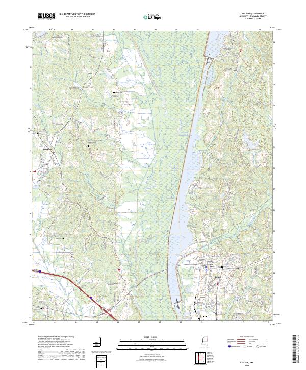 Fulton topographic map thumbnail