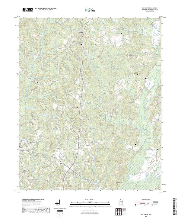 Fulton SE topographic map thumbnail