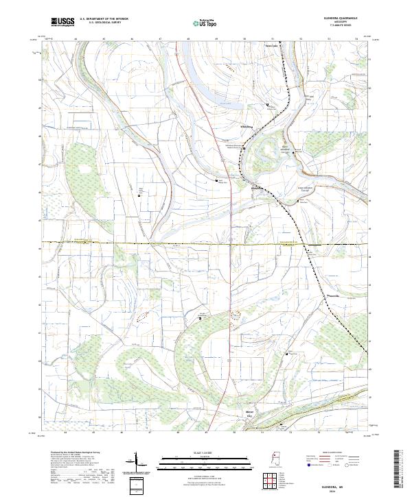 Glendora topographic map thumbnail